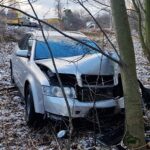 Jadąc ze Szczawa-Zdroju do Strugi zjechał na pobliski teren zielony