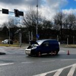 Na Noworudzkiej ze Świdnicką zderzyły się dwa samochody osobowe