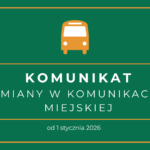 Koniec obecnej trasy linii nr 5! Od 1 stycznia zmiany!