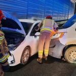 Kolizja drogowa na Europejce