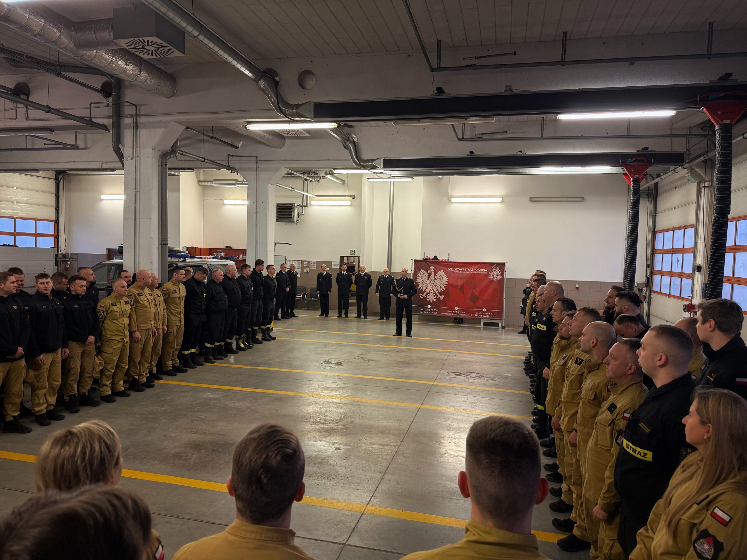 Uroczysta zmiana służby