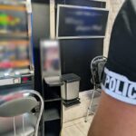 Siedem automatów do gier hazardowych zabezpieczonych przez wałbrzyskich policjantów i funkcjonariuszy Dolnośląskiego Urzędu Celno-Skarbowego