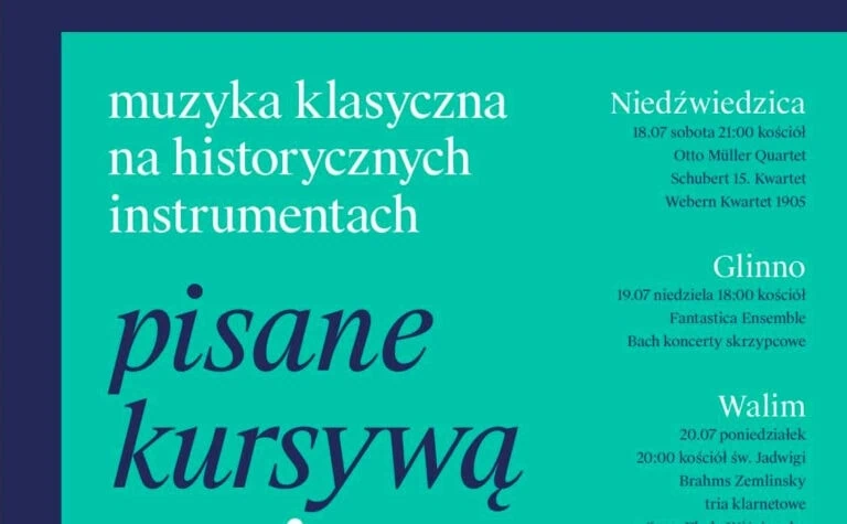 Festiwal Bachowski ponownie zagości w Gminie Walim